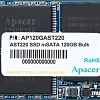 SSD Apacer AST220 120GB AP120GAST220-1