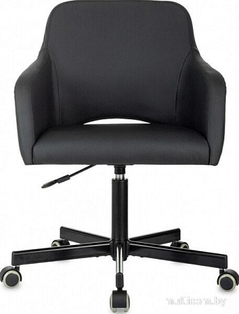 Офисное кресло Бюрократ CH-380M (черный экокожа)