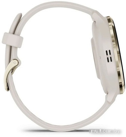 Умные часы Garmin Venu 3S (слоновая кость, с силиконовым ремешком)