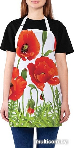 Фартук JoyArty Ароматные маки ap_11353