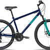 Велосипед Altair MTB HT 26 2.0 D р.19 2022 (темно-синий/бирюзовый)