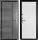 Металлическая дверь Guard MG60 МДФ/МДФ 97х205 левая (серый/белый ясень)