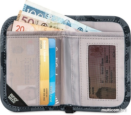 Кошелек Pacsafe Rfidsafe V50 (серый камуфляж)