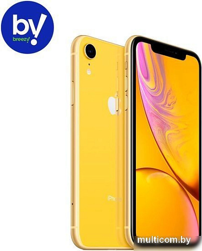 Смартфон Apple iPhone XR 64GB Восстановленный by Breezy, грейд A (желтый)