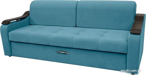 Диван Сириус Лидер-4 ППУ (Eva 29 велюр голубой)