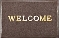 Придверный коврик ComeForte Welcome 40x60 (коричневый)