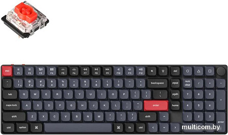 Клавиатура Keychron K17 Pro K17P-H1-RU (Gateron Low Profile Red)