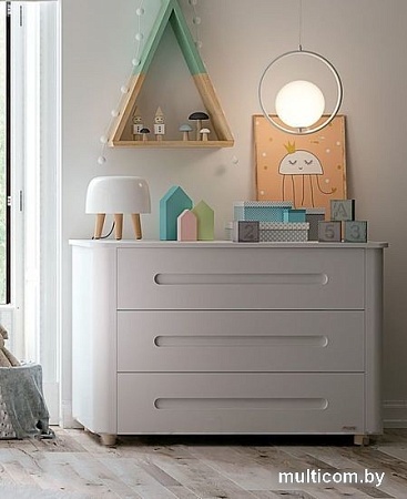 Тумба Micuna Babysitter СО-1851 (White/Water Wood)