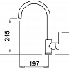 Смеситель Elleci Bridge Titanium M73