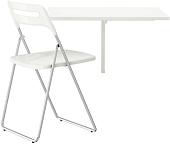 Туалетный/интерьерный столик Ikea Норберг/Ниссе (белый) 492.291.62