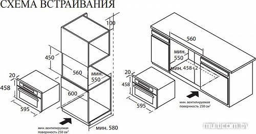 Духовой шкаф Weissgauff OE446