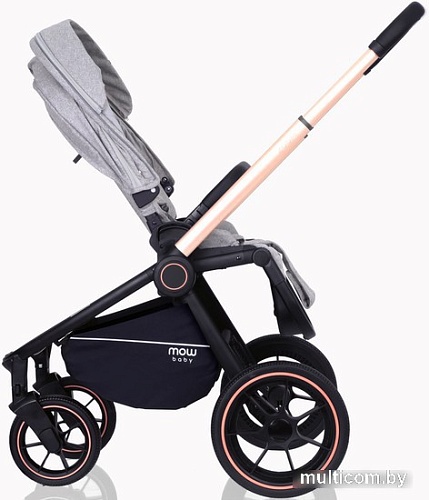 Универсальная коляска Rant MOWbaby Zoom PU (2 в 1, gold beige)