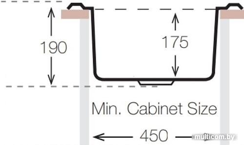 Кухонная мойка ZorG ZCL 5050 (микродекор)