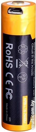 Батарейки Fenix 18650 Li-Ion 2600mAh Micro USB