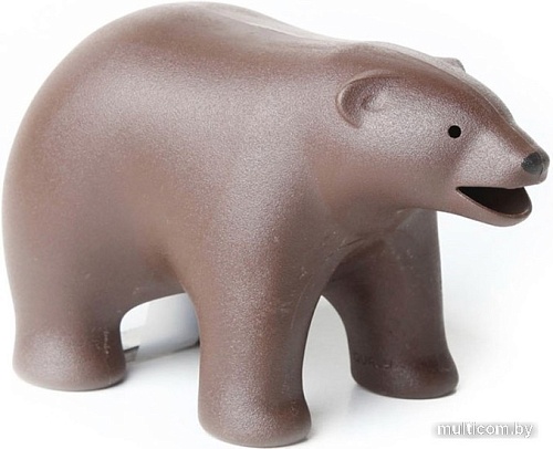 Диспенсер для скотча канцелярский Qualy Teddy Bear QL10208-BN (коричневый)