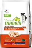 Сухой корм для собак Trainer Natural (для средних пород с курицей, рисом и алоэ) 3 кг