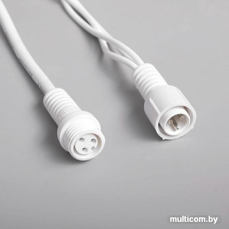 Бахрома Luazon 3x0.9 м 232 LED 5204451 (белый каучук провод, синий)