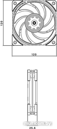 Вентилятор для корпуса Thermalright TL-B12