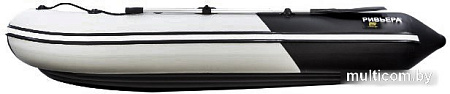 Моторно-гребная лодка Ривьера Компакт R-K-3600 НД lg/bl (светло-серый/черный)