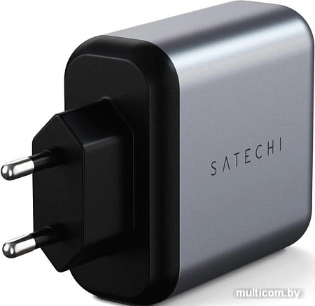 Сетевое зарядное Satechi 30W Dual Port Travel Charger (европейская вилка)