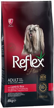Сухой корм для собак Reflex Plus Для мини и мелких пород с ягненком 8 кг