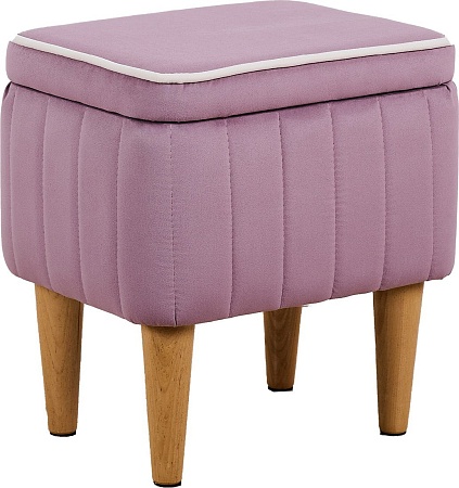 Пуфик Mio Tesoro Амма с ящиком для хранения (сиреневый №11)
