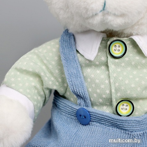 Классическая игрушка Milo Toys Little Friend Котик в голубом комбинезоне 9905650