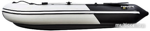 Моторно-гребная лодка Ривьера Компакт R-K-3600 НД lg/bl (светло-серый/черный)