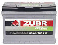 Автомобильный аккумулятор Zubr Premium R+ (80 А·ч)