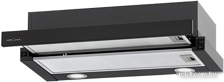 Кухонная вытяжка Krona Kamilla T 600 2 мотора (черный)