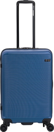 Чемодан-спиннер Torber Caspian T2055M 68 см (темно-синий)