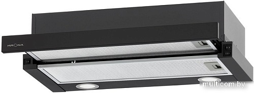 Кухонная вытяжка Krona Kamilla T 600 2 мотора (черный)
