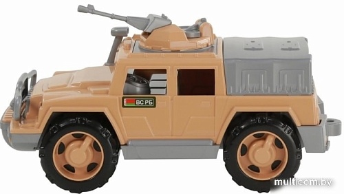 Игрушечный транспорт Полесье Джип Защитник-Сафари №1 (1 пулемет) BY 63557
