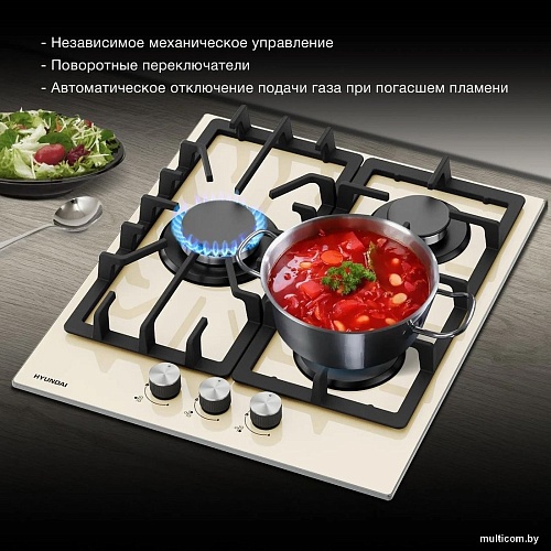 Варочная панель Hyundai HHG 4333 BE