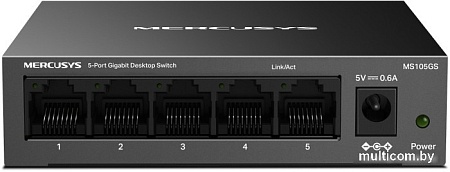 Неуправляемый коммутатор Mercusys MS105GS