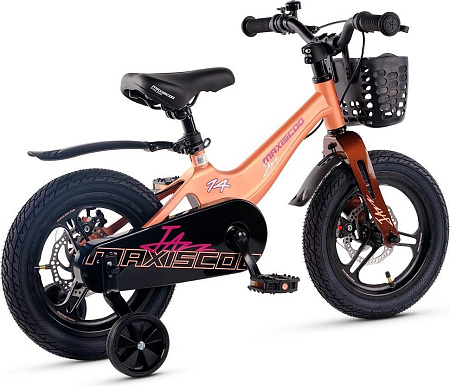 Детский велосипед Maxiscoo Jazz Pro 14 2025 MSC-J1441P (пудра, разобранный)