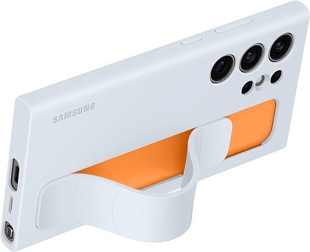 Чехол для телефона Samsung Standing Grip Case S24 Ultra (светло-голубой)