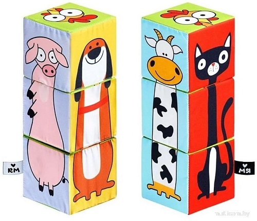 Развивающая игрушка Мяшечки Домашние животные М101