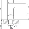 Смеситель Haiba HB10805-7 (черный)