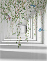 Виниловые обои Citydecor Flower Tunnel 3D 1 200x260