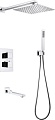 Душевая система Abber Daheim AF8250 (хром)