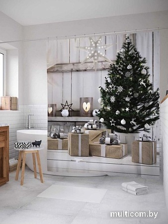 Шторка-занавеска для ванны JoyArty Аккуратные подарки sc_78646