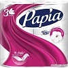 Туалетная бумага Papia Балийский цветок (3 слоя, 4 рулона)