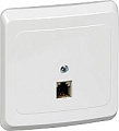 Розетка телефонная Systeme Electric Этюд TELC-001B