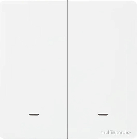 Выключатель Hommyn zigbee 2 клавиши SWZBNN02W (без нейтрали)