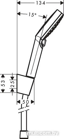 Душевой гарнитур Hansgrohe Crometta Vario [26692400]