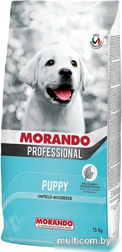 Сухой корм для собак Morando Professional Puppy крокеты с курицей 15 кг