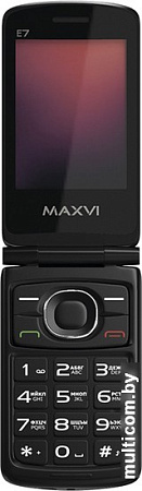Кнопочный телефон Maxvi E7 (красный)
