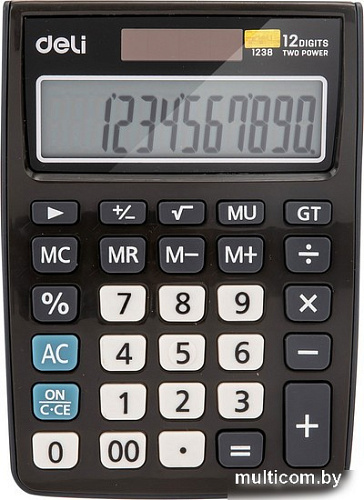 Бухгалтерский калькулятор Deli E1238black