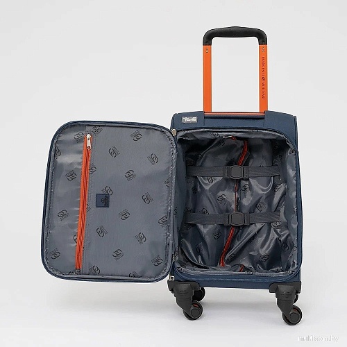 Чемодан-спиннер Francesco Molinary 270-29111-3/16NOR (синий)